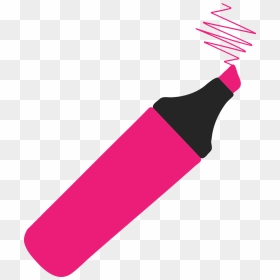 Highlighter Clipart, HD Png Download - red pen png