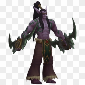 Image Result For Illidan Stormrage Illidan Stormrage - Night Elf Male Warcraft Transparent, HD Png Download - illidan png