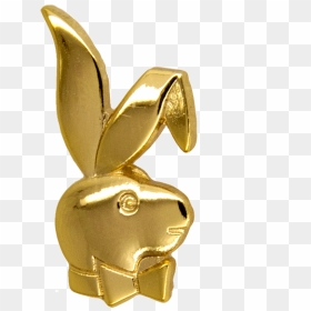 Gold Playboy Bunny Png, Transparent Png - playboy bunny logo png