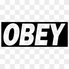 Obey Black And White Logo, HD Png Download - obey logo png