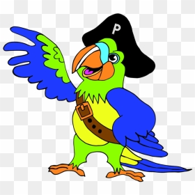 Lovebird, HD Png Download - pirate parrot png