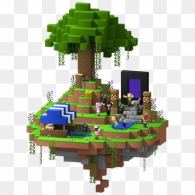 Lego Minecraft Woodland Mansion Set, HD Png Download - minecraft tree png