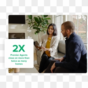 Sitting, HD Png Download - zillow icon png