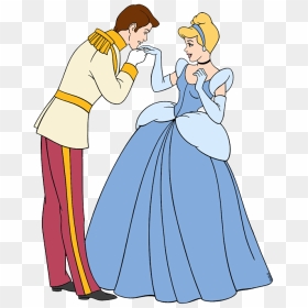 Cinderella And Prince Charming Clip Art - Cinderella And Prince Charming Clipart, HD Png Download - princess cinderella png