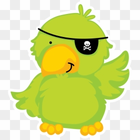 Cute Pirate Parrot Clipart, HD Png Download - pirate parrot png