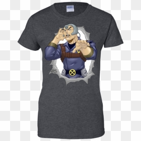 Professor X Xavier Xmen Shirt Wolverine X Men T Shirt - T-shirt, HD Png Download - professor x png