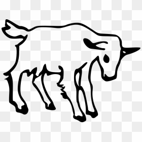 Goat Clipart Horns - G For Goat Worksheet, HD Png Download - goat horns png