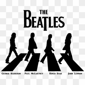 The Beatles Png Pluspng - Beatles Abbey Road Stencil, Transparent Png - the beatles logo png
