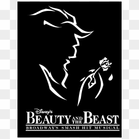 Beauty And The Beast Broadway Musical Poster, HD Png Download - beauty and the beast logo png
