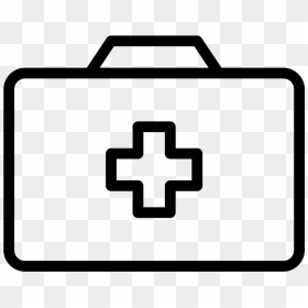 First Aid Kit Outline Clipart , Png Download - Outline Of First Aid Kit, Transparent Png - cross outline png