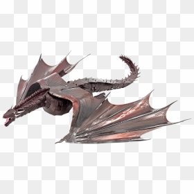 Drogon - Metal Earth Game Of Thrones, HD Png Download - game of thrones dragon png