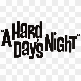 Hard Day's Night Png Transparent, Png Download - the beatles logo png