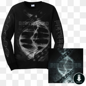 Evolution Hybrid Long Sleeve T-shirt Bundle - Disturbed Evolution T Shirt, HD Png Download - disturbed logo png