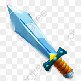 Sword Clipart Logo - Cartoon Medieval Sword Drawing, HD Png Download - sword logo png