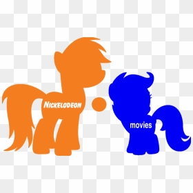 Nickelodeon, Nickelodeon Movies, Pony, Rainbow Dash, - Nick Jr Old Logo, HD Png Download - nickelodeon png
