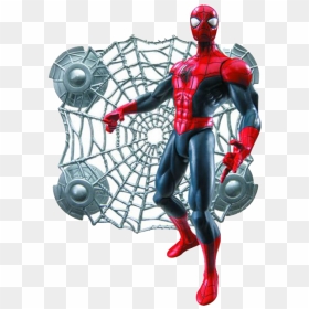 Ultimate Spiderman Png Icons - Ultimate Spiderman Action Figure, Transparent Png - spiderman face png