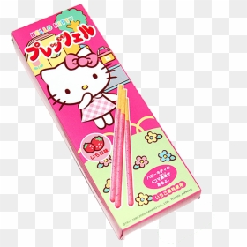 Pocky Snack Candy Japan Hellokitty Kawaii Pink - Hello Kitty Candy Japanese, HD Png Download - pocky png