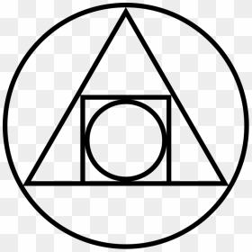 The Squared Circle, A Symbol Of The Philosopher’s Stone, - Alchemy Symbols Philosopher's Stone, HD Png Download - herbert the pervert png