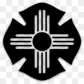 Nm Flag Decal - New Mexico Zia Symbol Fabric, HD Png Download - zia symbol png