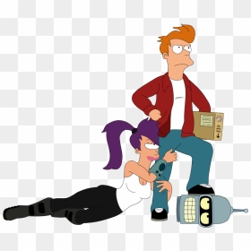 Futurama Png - Png Futurama Fry Leela And Bender, Transparent Png - futurama png