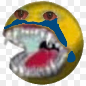 Nose Yellow - Vibe Check Emoji Meme, HD Png Download - crying meme png