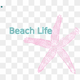 Png Life Is A Beach, Transparent Png - starfish clipart png