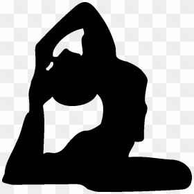 Sticker Sport Yoga Posture Ambiance Sticker Kc10572 - Person Yoga Icon Transparent Background, HD Png Download - yoga silhouette png