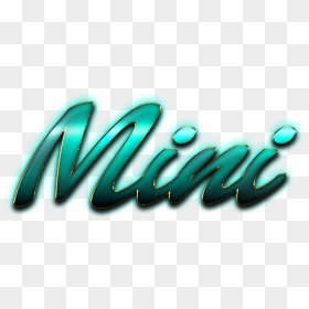 Mini Name Logo Png - Calligraphy, Transparent Png - mini logo png