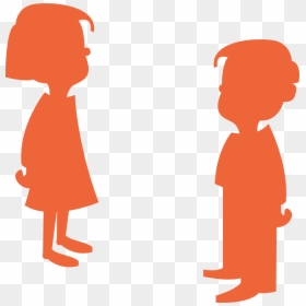 Girls And Boys To Colir, HD Png Download - boy silhouette png