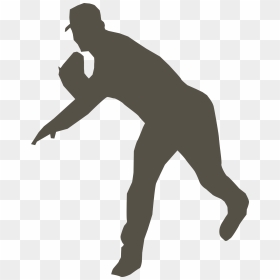 Clipart Of Pitch, Baseball By And Baseball Infield - Silhouette, HD Png Download - baseball silhouette png