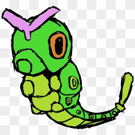 I Drew Caterpie On My New Drawing Tablet Clipart ,, HD Png Download - caterpie png