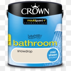 Crown Bathroom Paint Mouldguard Mid Sheen"     Data - Cylinder, HD Png Download - paint drop png