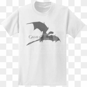 Game Of Thrones Dragon Shadow T Shirt - Libri Trono Di Spade, HD Png Download - game of thrones dragon png
