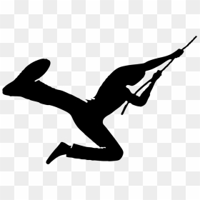 American Ninja Warrior Silhouette - Ninja Warrior Clip Art, HD Png Download - ninja silhouette png