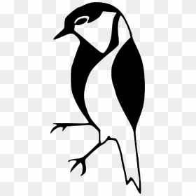 Silhouette, Little, Bird, Wings, Beak, Feathers - Black And White Image Bird, HD Png Download - bird wings png