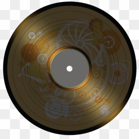 Circle, HD Png Download - gold record png