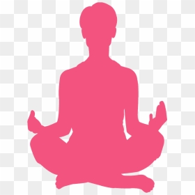 Meditation Stikr, HD Png Download - yoga silhouette png
