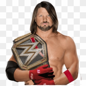 Aj Styles Wwe Champ - Aj Styles United States Champion Png 2019, Transparent Png - shane mcmahon png