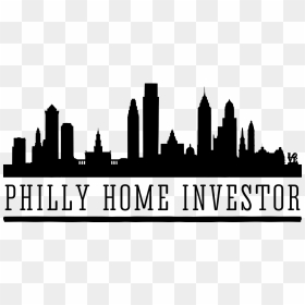 Investment Properties In Philadelphia - Outline Philadelphia Skyline Black And White, HD Png Download - philadelphia skyline silhouette png