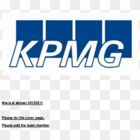 Kpmg, HD Png Download - kpmg logo png