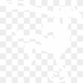 White Monkey Silhouette , Png Download - Gold Monkey Cafe, Transparent Png - monkey silhouette png