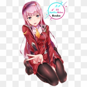 Render Zero Two - Darling In The Franxx Pfp, HD Png Download - zero two png