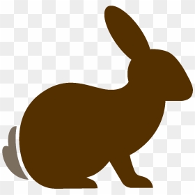 Bunny Silhouette Png - Domestic Rabbit, Transparent Png - bunny silhouette png