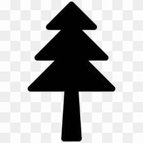 Christmas Tree Silhouette - Tannenbaum Icon, HD Png Download - christmas tree silhouette png