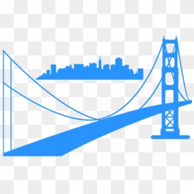 San Francisco, HD Png Download - san francisco skyline silhouette png