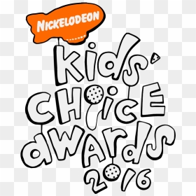 Logo - Kids Choice Awards 2016 Logo, HD Png Download - nickelodeon png
