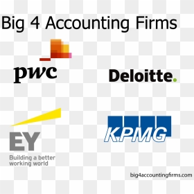 Big 4 Accounting Firms - Kpmg, HD Png Download - kpmg logo png