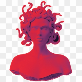 Medusa Silhouette , Png Download - Vaporwave Png, Transparent Png - boy silhouette png