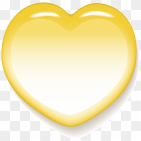 Big Yellow Heart - Heart, HD Png Download - yellow heart png