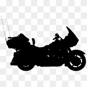 Harley Motorcycle Silhouette - Harley Davidson Motorcycle Silhouette, HD Png Download - motorcycle silhouette png